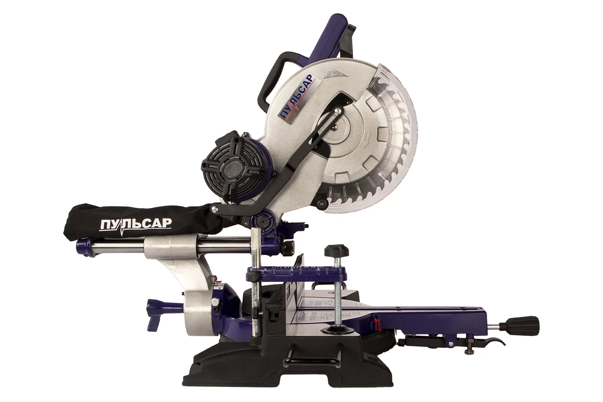 Пила торцовочная ПУЛЬСАР ПТН 255-2000 (2000Вт, 255х30мм, рез 70х305мм,направл,лазер 20 кг)