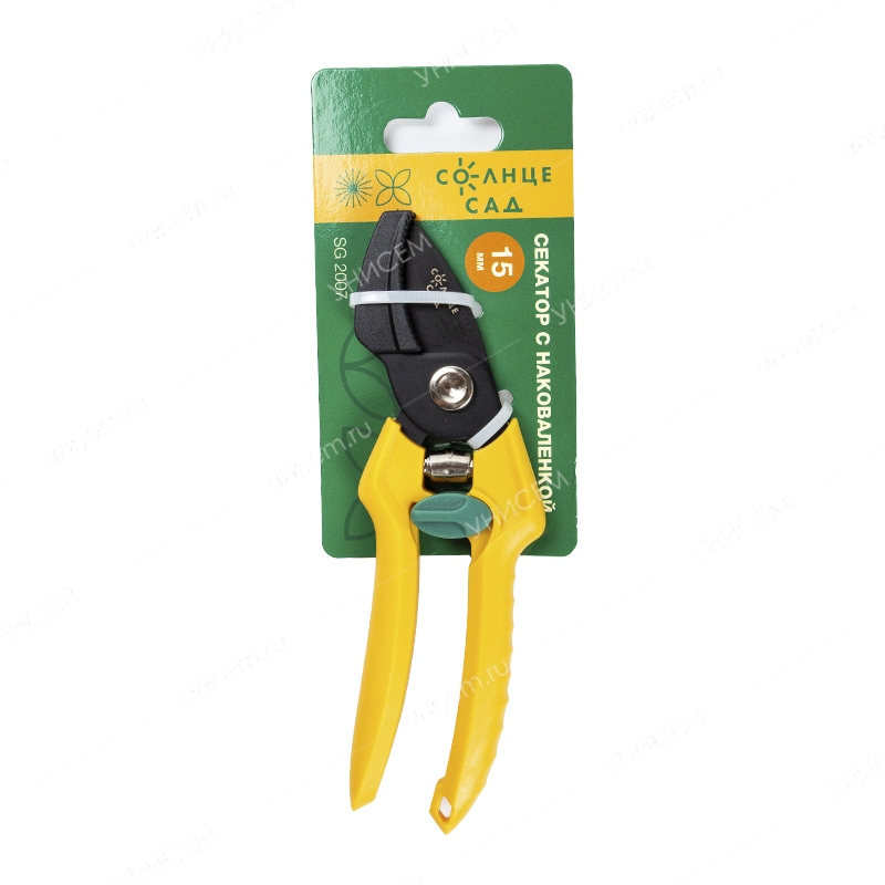 Секатор "Солнце Сад" с наковаленкой SG 2007