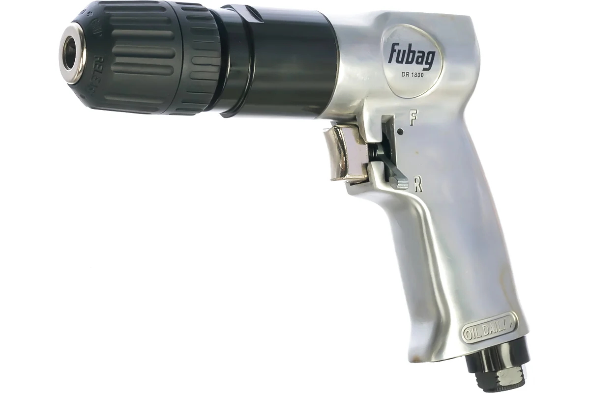 Пневмодрель FUBAG DR1800 (142л/мин_6.3бар_1800об/мин_1.1кг)_реверс