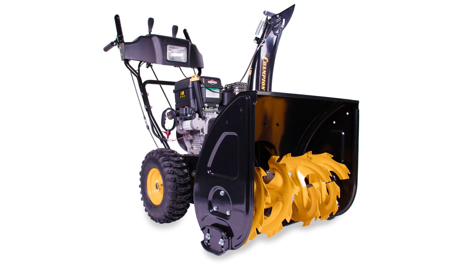 Снегоотбрасыватель CHAMPION ST761BS 6,5 л/с, шир.обр. 610 мм,6F/2R колеса, фара,эл.стартер,обогрев.