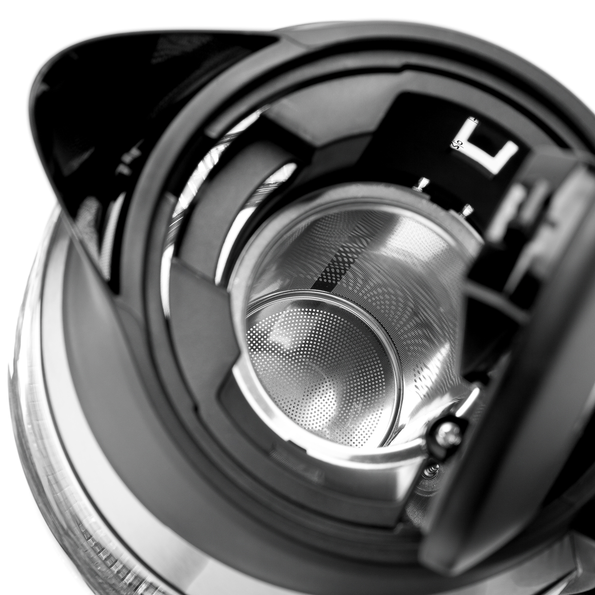 1021BR Чайник электрический BRAYER. 2200Вт.1,7 л, стекло, эл.уп, 60-100 °С, Под. t, подсветка, черн.