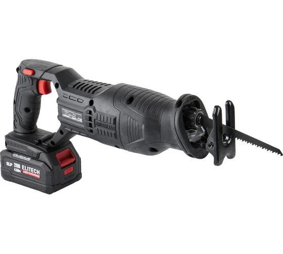ELITECH HD SSC 2028BL (E2206.027.01) Пила саб.ак.б/щет,20В,1х4.0Ач,ELP,0-2800об/мин,ход-25.4мм,рез-1