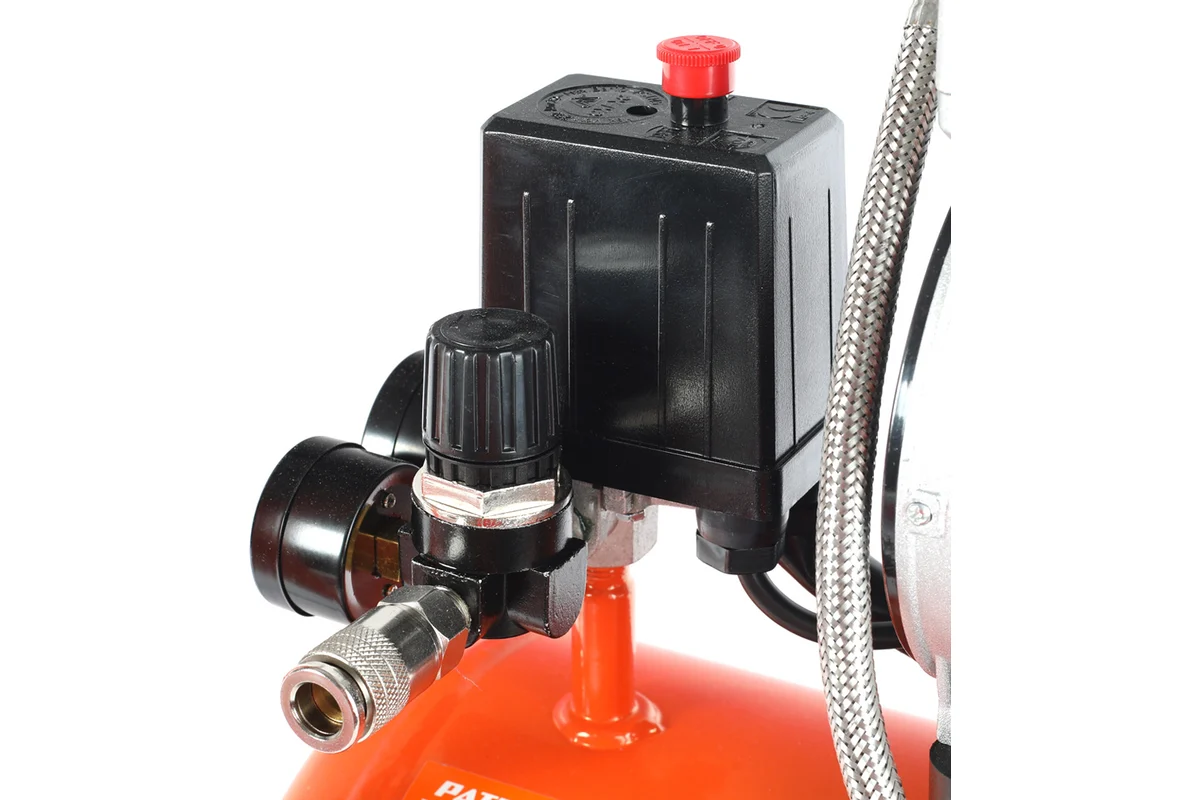 Компрессор Patriot поршневой безмасляный WO 24-160, 160 л/мин, 8 бар, 1100 Вт, 24 л, быстросъемный 1