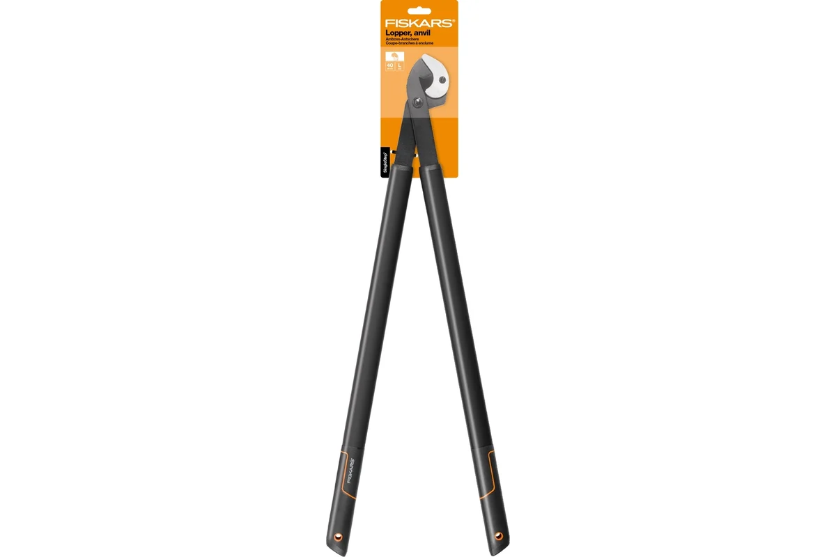 Сучкорез контактный L39 FISKARS SingleStep c загнутыми лезвиями большой (112450)