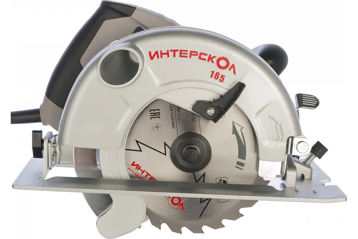 ДП-165/1200 ИНТЕРСКОЛ  Дисковая пила 1,2кВт, диск 165х20мм, гл.пропила 55мм, 4700об/мин