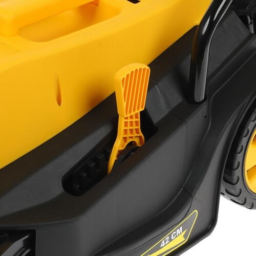 Эл.газонокосилка HUTER ELM-1800T, 1,8 кВт, ширина кошения 42 см, высота кош. 28-55 мм, травосб.45л.