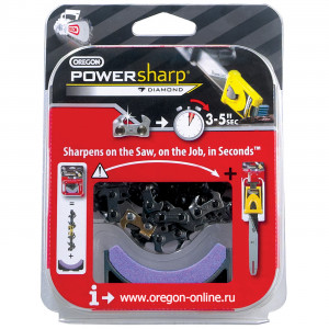 Цепь PS56E 56зв 3/8 1,3 + камень PowerSharp //OREGON