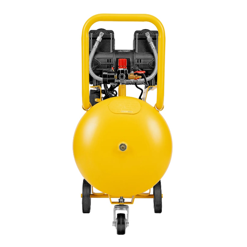 Компрессор безмасл. малошумный DLP-3000/100, 3 кВт, 2х1,5 кВт,100 л, 2850 об/мин,500 л/мин// Denzel