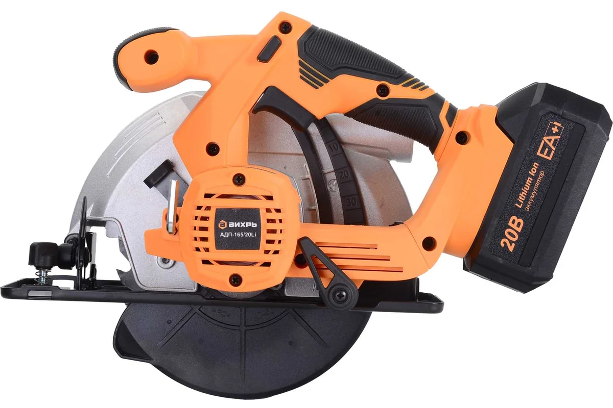 Дисковая пила аккумуляторная АДП-165/20Li Вихрь