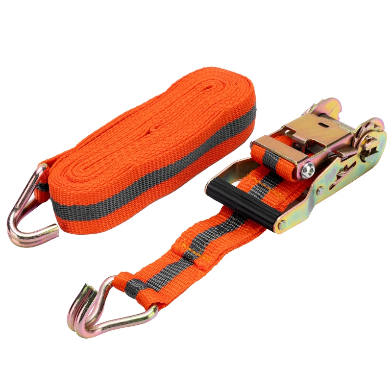 Ремень багажный с крюками, 0,038х5м, храповый механизм Automatic// Stels