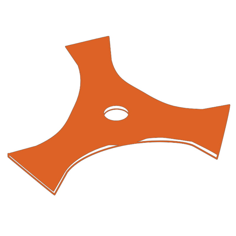 Нож для триммеров MAXPILER MX2550303 3-х лопастной 255х25,4х3,5 мм, 3T, нейлон