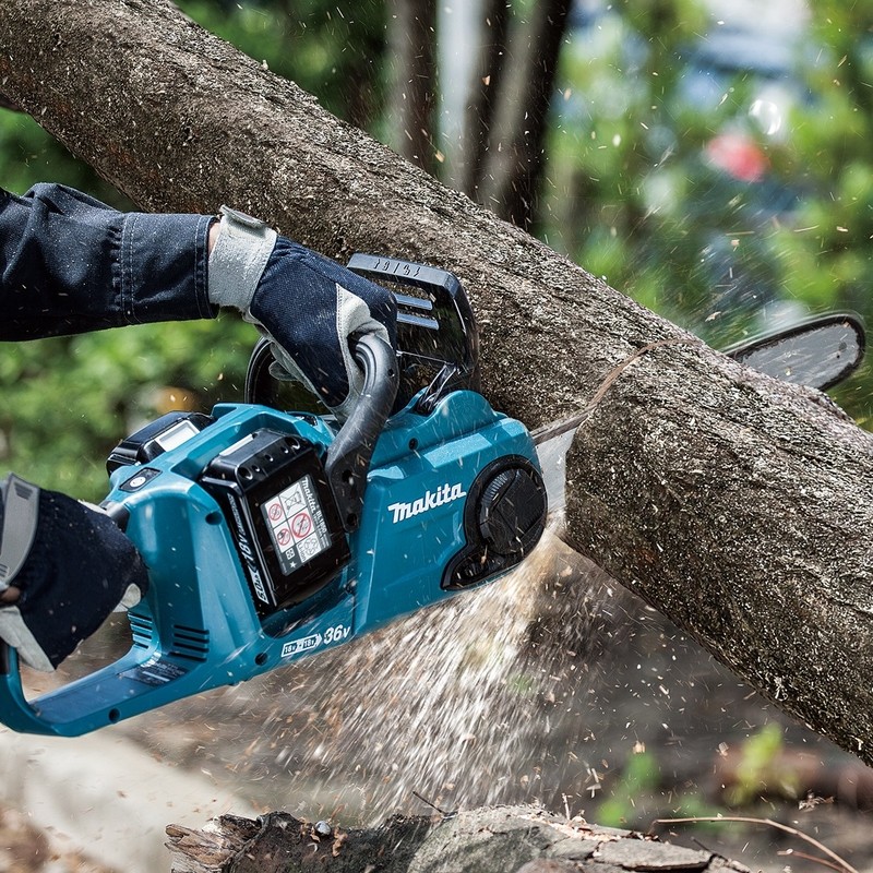 Аккум. пила Makita DUC 353Z, 2*18В, Li-ion, шина-35см 3/8  1,3 ,4,7кг,кор. без аккум.и з/у.