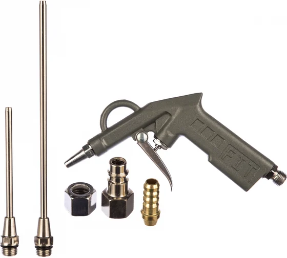Пистолет продувочный с набором насадок