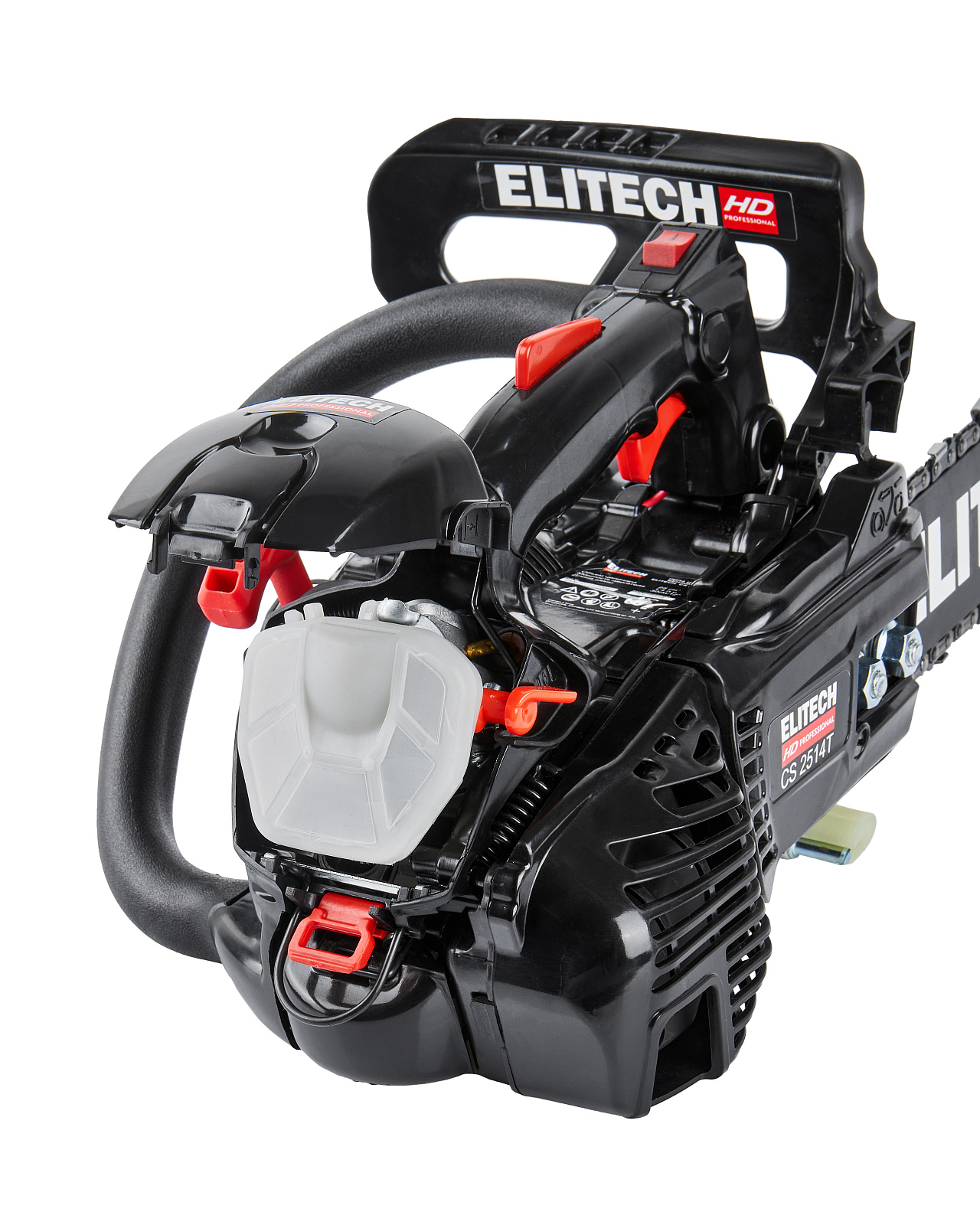 ELITECH CS 2514T (E1611.003.00) Бензопила,25см3,1.0кВт\1.2л.с.,шина30см,3200-12700об\мин,шаг-3\8",па
