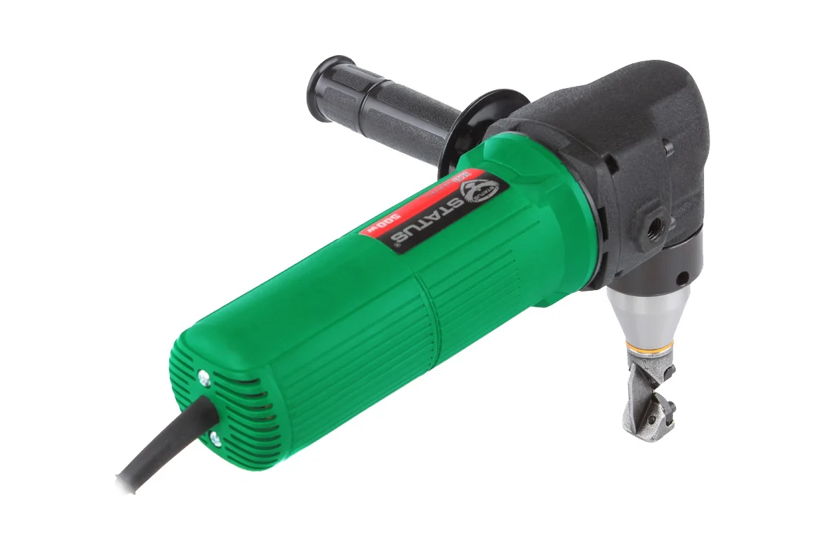 Ножницы по металлу вырубные STATUS NC500 HD PRO 500Вт, лист.мет. 3мм/нерж. 1.8мм, мин.рад40мм, 3кг