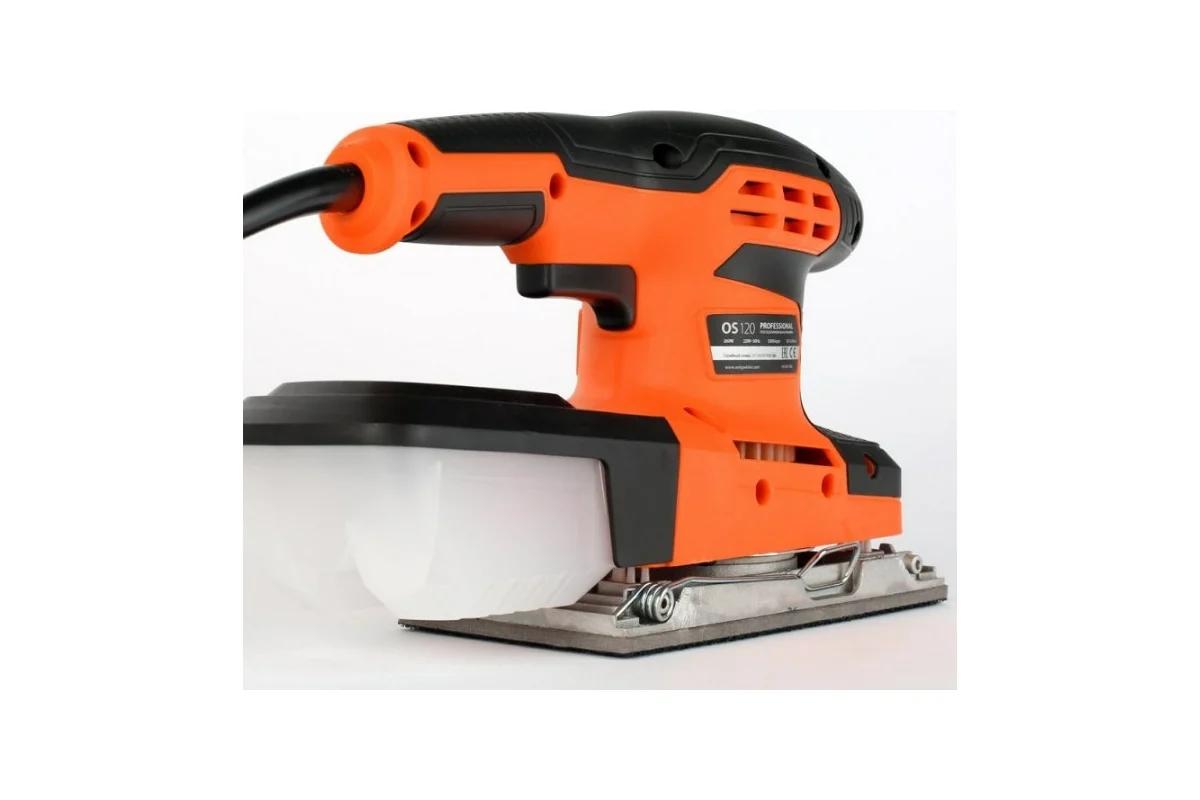 Машина плоскошлифовальная (ПШМ) PATRIOT OS 120, мощность 260 Вт, частота колебаний платформы 12 000 