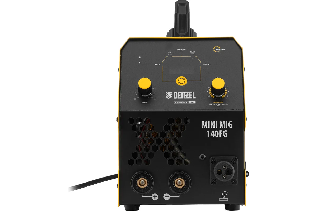 Аппарат инвертор. полуавтомат. сварки Mini MIG-140FG, 140 А, ПВ 60%// Denzel