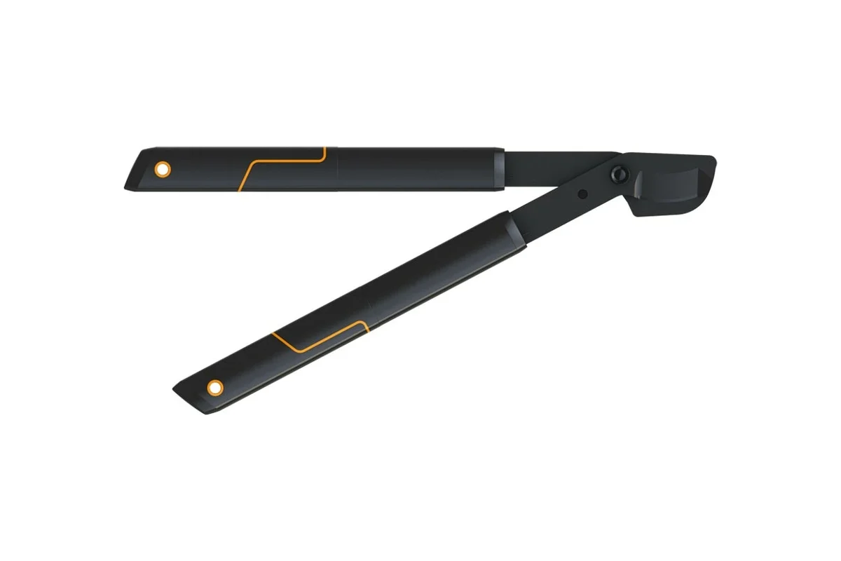 Сучкорез плоскостной L28 FISKARS SingleStep c загнутыми лезвиями малый (112160)