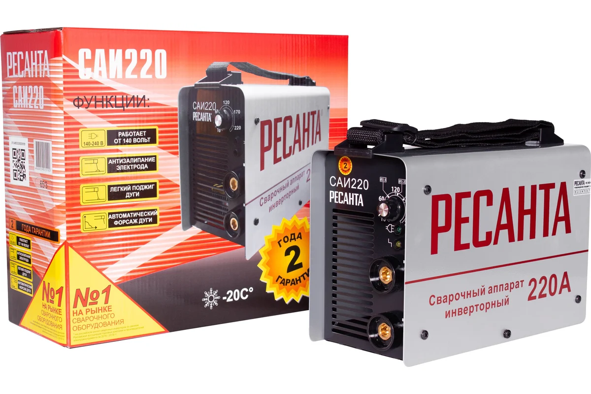 Сварочный аппарат инверторный САИ 220 Ресанта