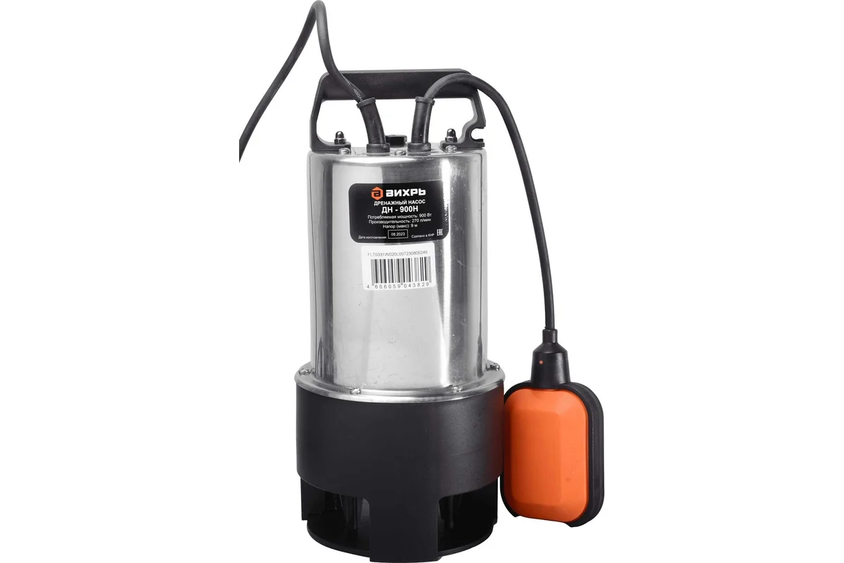 Дренажный насос ДН-900H Вихрь