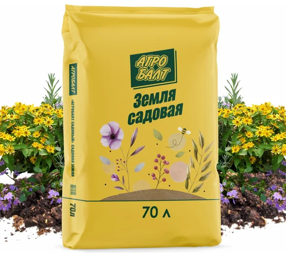 "Агробалт" Грунт Садовая земля 70л (39)