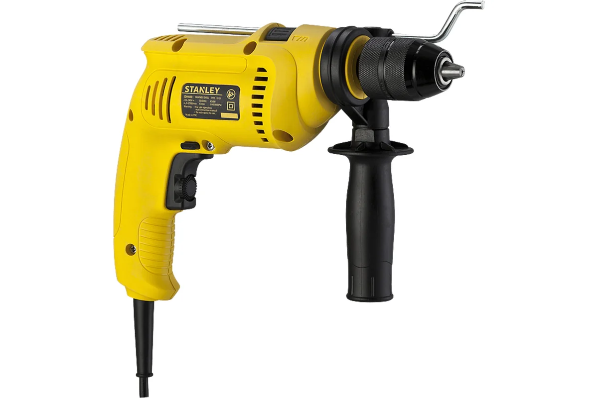 STANLEY SDH600C-RU Дрель ударная 600Вт, ЗВП 13мм, 1,75кг, кор.