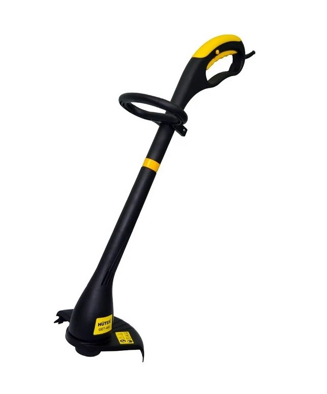 Электротриммер HUTER GET-400, 350 Вт, леска ф 1.6 мм, телескоп. штанга, нижн. двигатель
