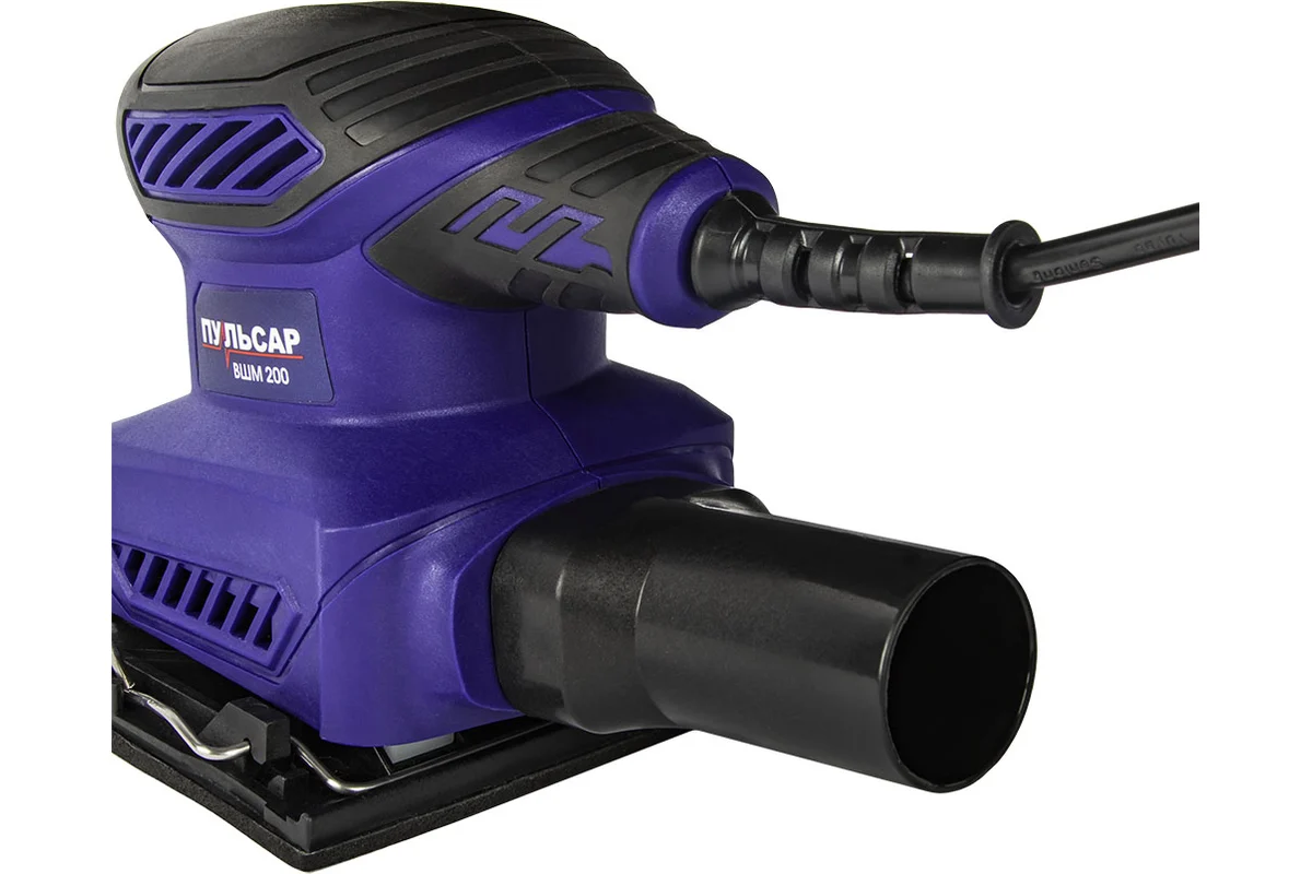 Вибрационная шлифмашина ПУЛЬСАР ВШМ 200 200Вт,110х100мм 28000/мин 1,1кг