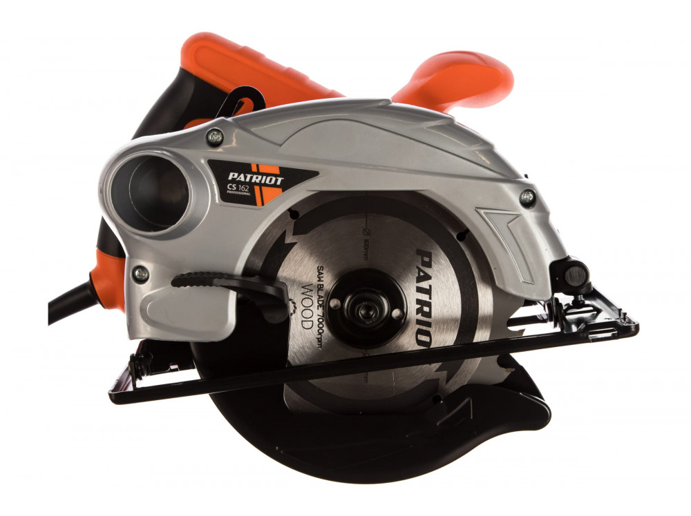 Пила циркулярная PATRIOT CS 162, мощность 1200Вт, пильный диск 160х20 мм