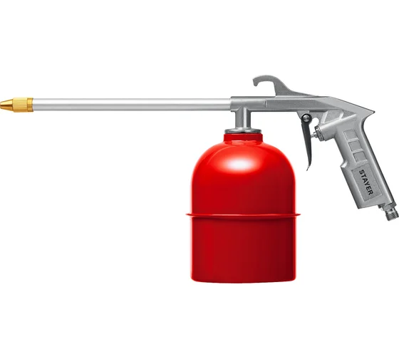 Набор пневматический:краскораспылитель с бачком,пистолеты 5пр. STAYER