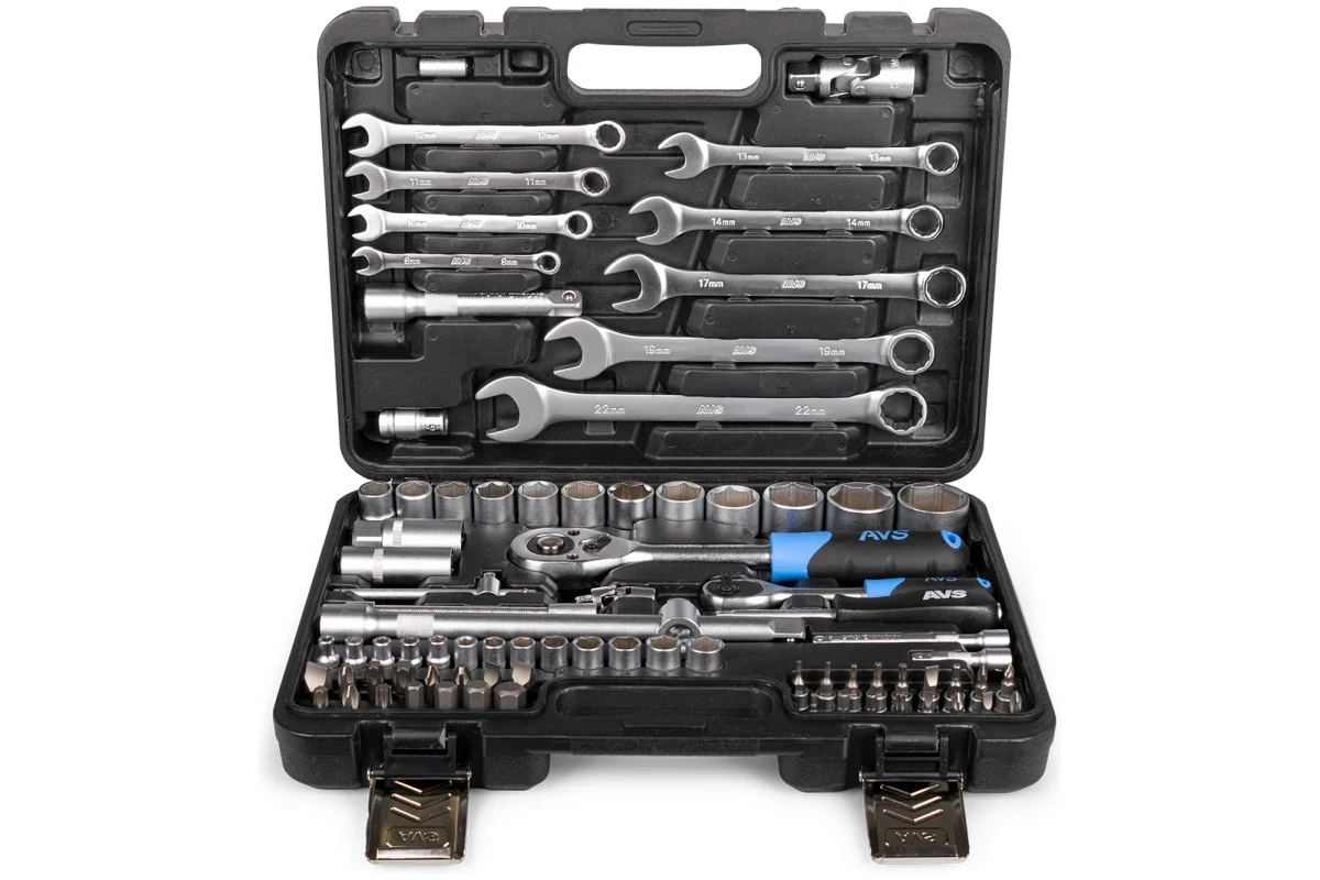 Набор инструментов 82 предмета "MASTER" AVS MTS-82