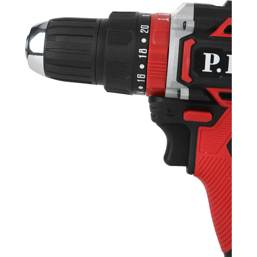 Дрель ударная аккум. бесщёточная P.I.T. LPSR18-D4 (20В, 38Нм, 2скорости, БЗП 10мм, 2 акб 1,5Ач, ЗУ