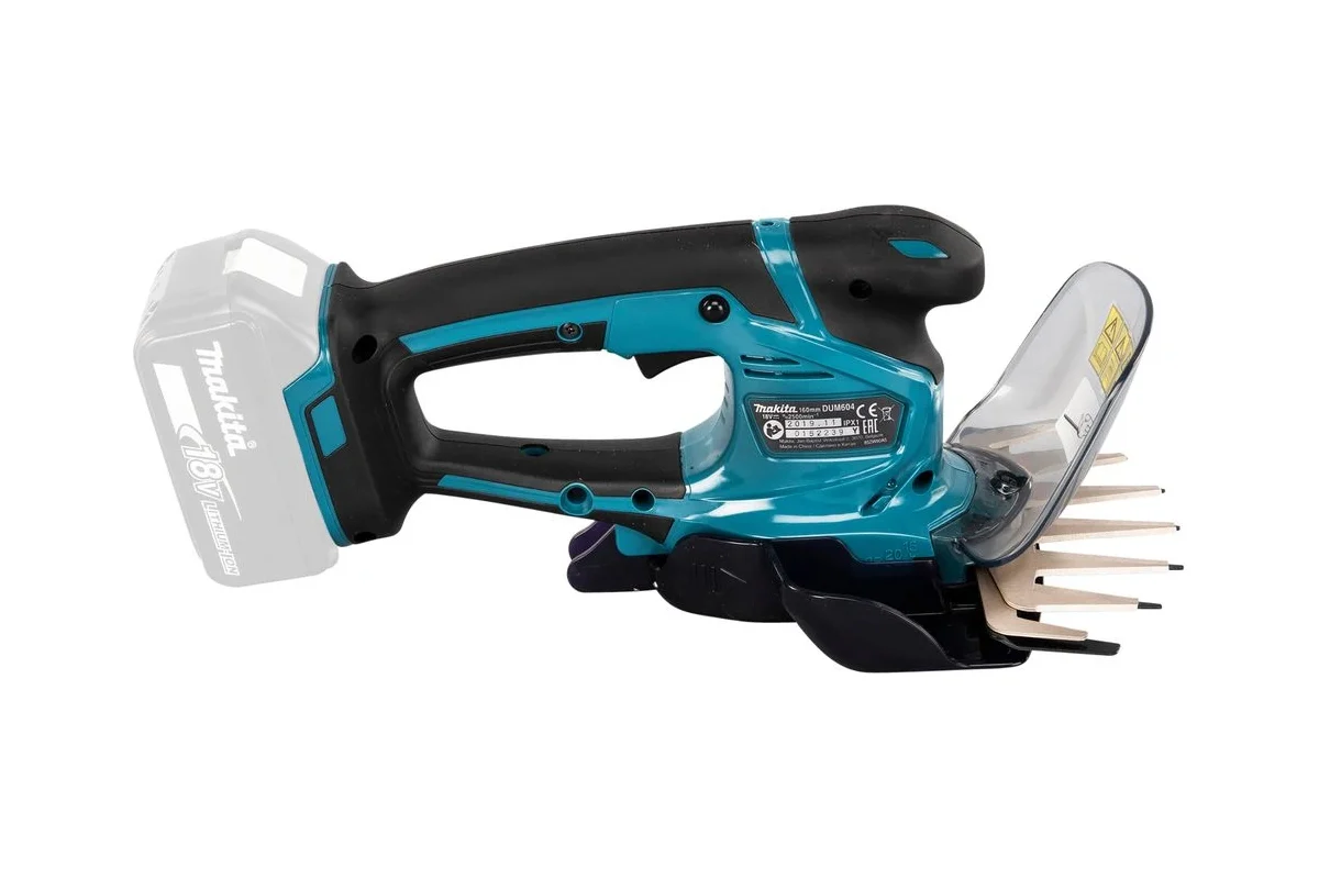 Makita DUM604ZX  Акк. Ножницы д\травы+кусторез 18В Li-ion,шина 160\200мм (сов. с акк. до 6Ач) 