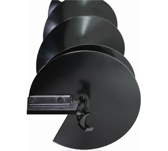 Шнек однозаходный для грунта DDE мотобура (ф = 100 мм, L = 800 мм, посадка на вал 20 мм)												