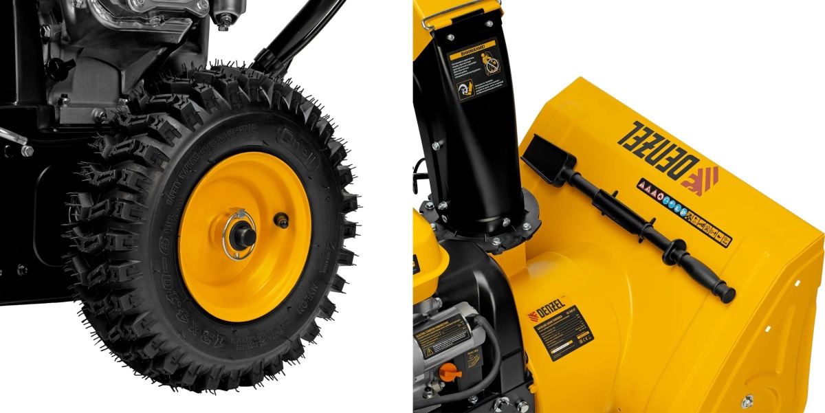 Снегоуборщик бензиновый SB 560 LP, 212cc, эл.старт, фара// Denzel