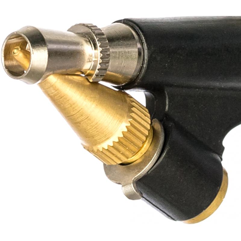 Аэрограф AGS22/05 с двумя сменными бачками (11л/мин 2бар 2x22мл 0.5мм) + набор кейс