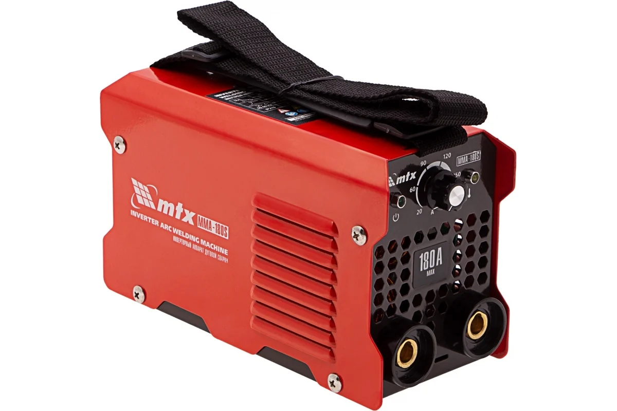 Инверторный аппарат дуговой сварки ММА-180S,180А,ПВ60%,d электрода 1,6-4мм. // MTX