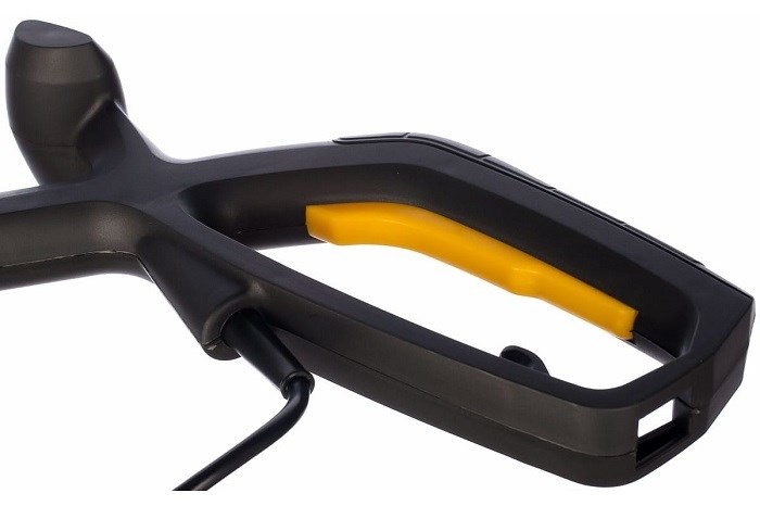 Электротриммер HUTER GET-400, 350 Вт, леска ф 1.6 мм, телескоп. штанга, нижн. двигатель