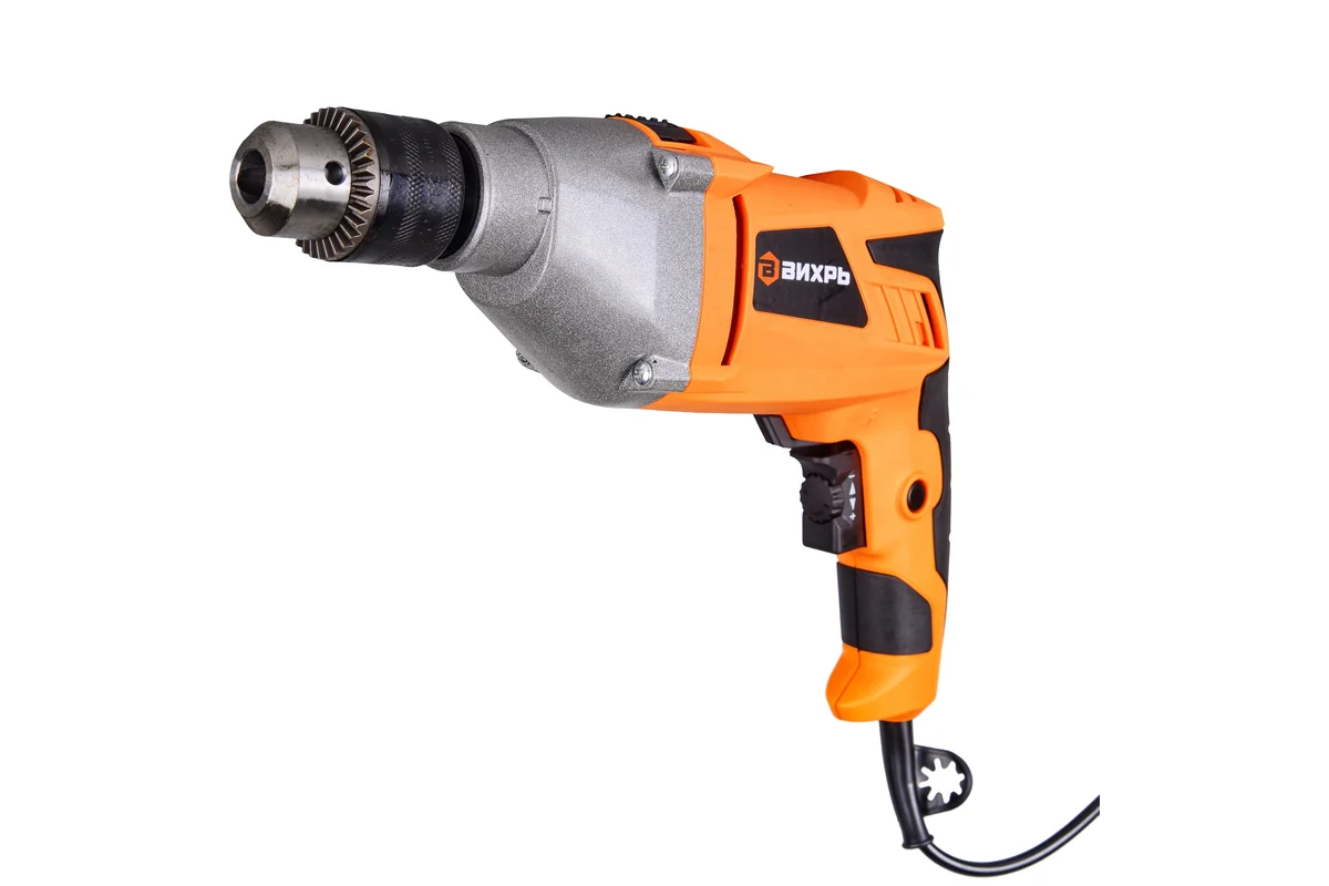 ВИХРЬ ДУ-1100  Дрель ударная, 1,1 кВт, 1-ск, КЛП 13мм, 0-3000 об/мин, 2,3 кг