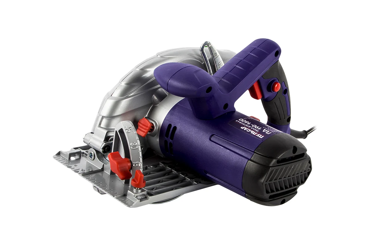 Пила дисковая ПУЛЬСАР ПД 190-1600 1600Вт,190х20мм, 65мм пропил,5кг