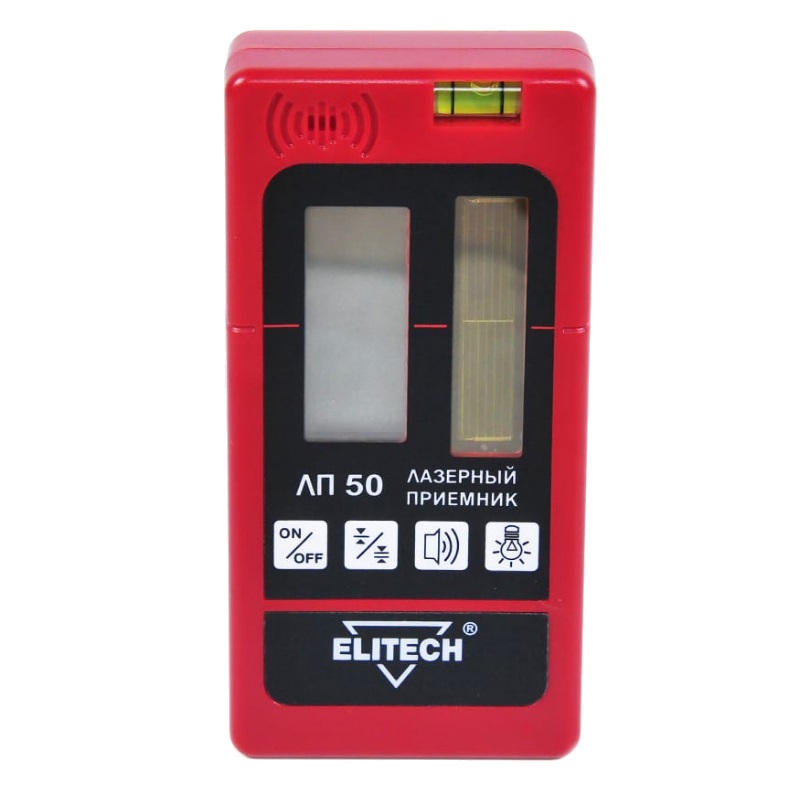 ELITECH ЛП 50 Приемник лазерный, до50м, д\всех нивелиров ELITECH, кроме ЛН3\3К\3К-ЗЕЛ\5 и всехПромо