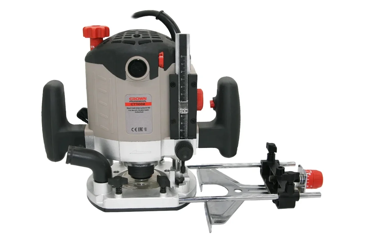 Фрезер CROWN CT11002, 1400Вт, 9000-28000об/мин, цанги 12/8/6мм