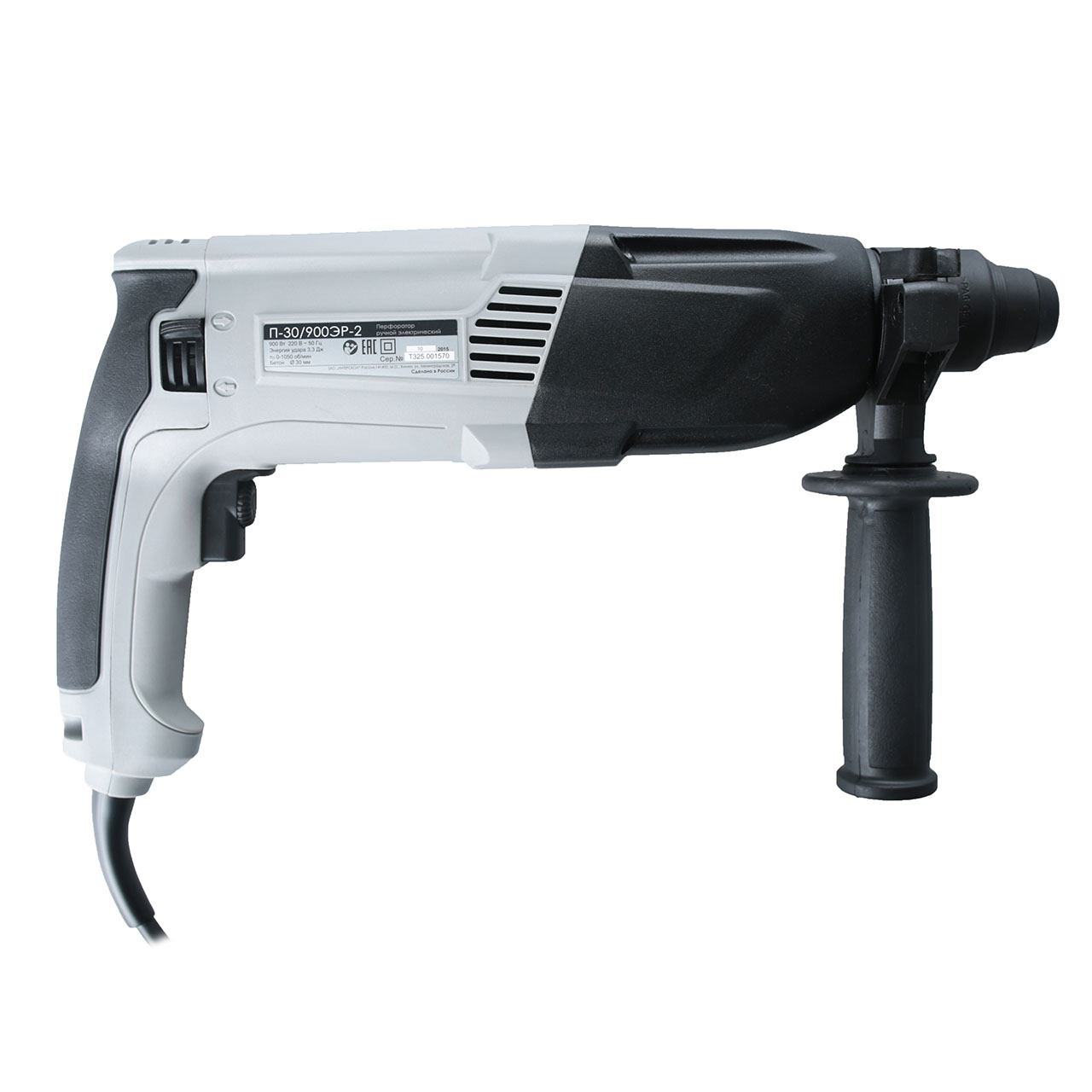 П-30/900ЭР-2 ИНТЕРСКОЛ  Эл.перфоратор  900Вт, SDS+. 3х режимный,  3,3Дж, 0-1050 об/мин