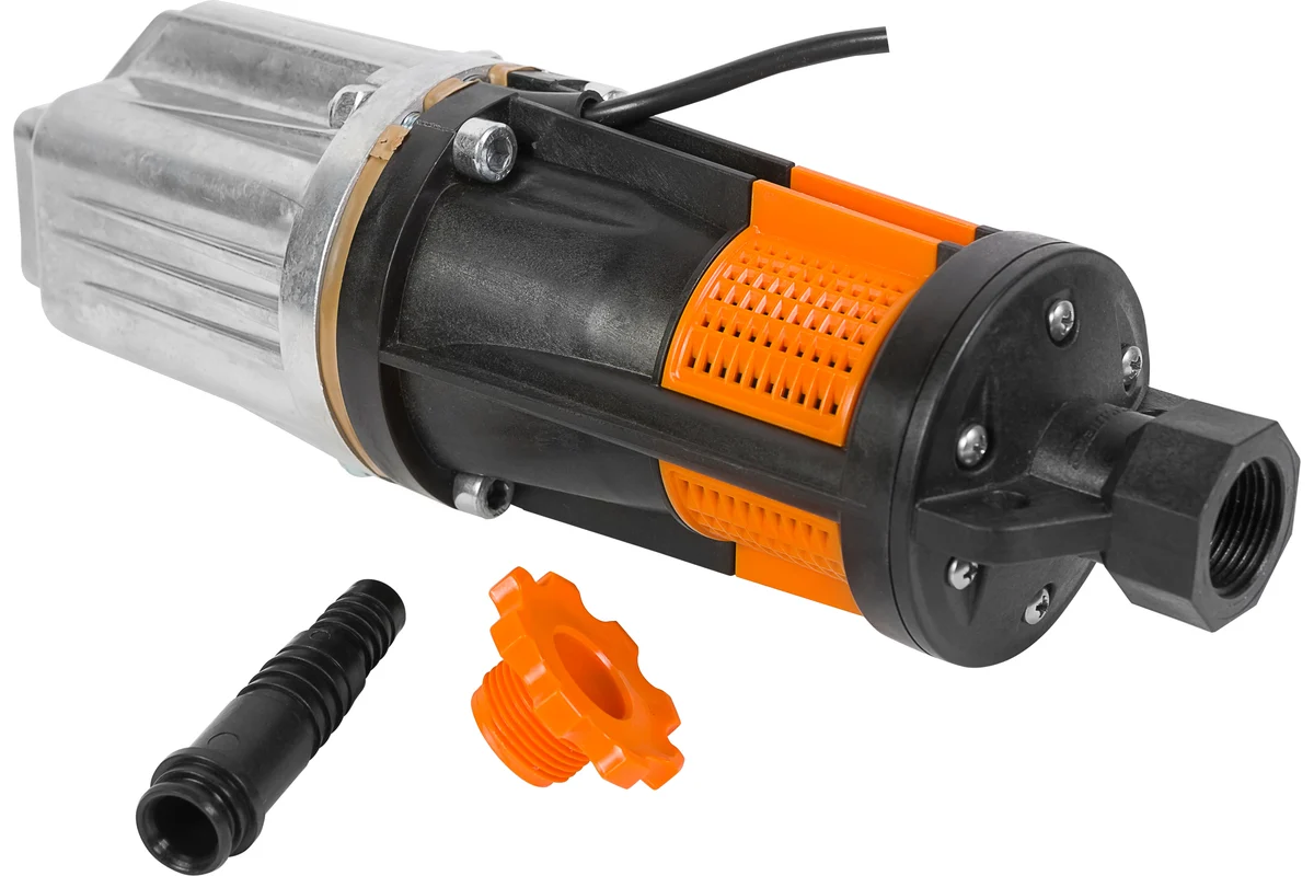Эл. насос КАЧАН вибрационный 240Вт, 20л/мин, напор 60м, верхний забор, шнур 10м// Джилекс