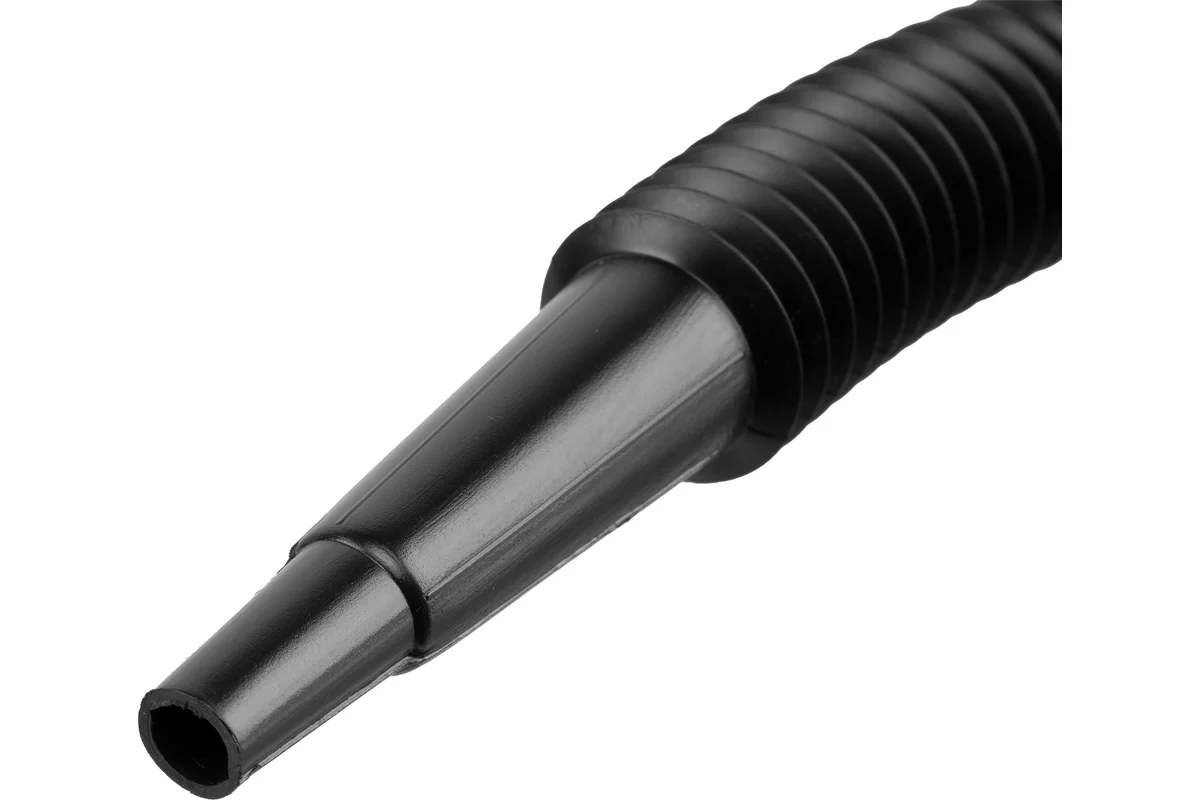 Воронка пластиковая, 135 мм, с металлическим ситом, гибкий наконечник// Denzel