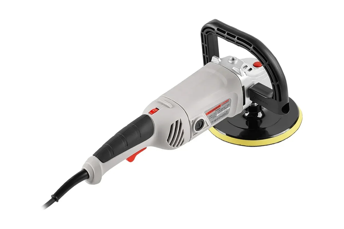 Полировальная машина CROWN CT13302MV, 1300Вт, 400-3000 об/мин, диск 180 мм