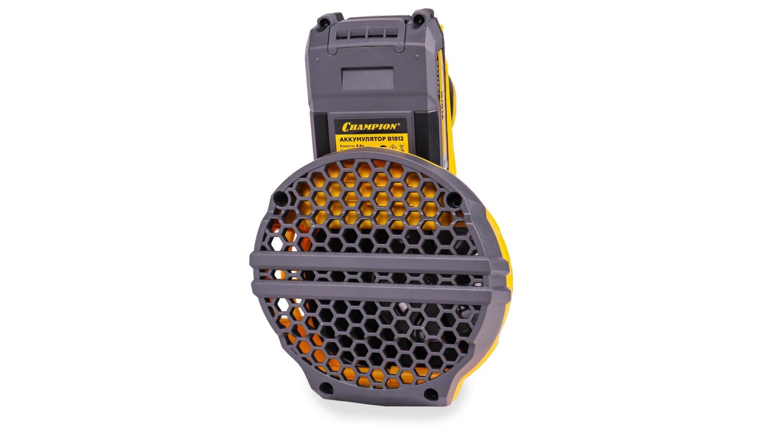 Воздуходувка аккумуляторная CHAMPION BB1811 (18В4Ач Li-ion1,9кг12мин594м³/ч38м/сек безАКБиЗУ)