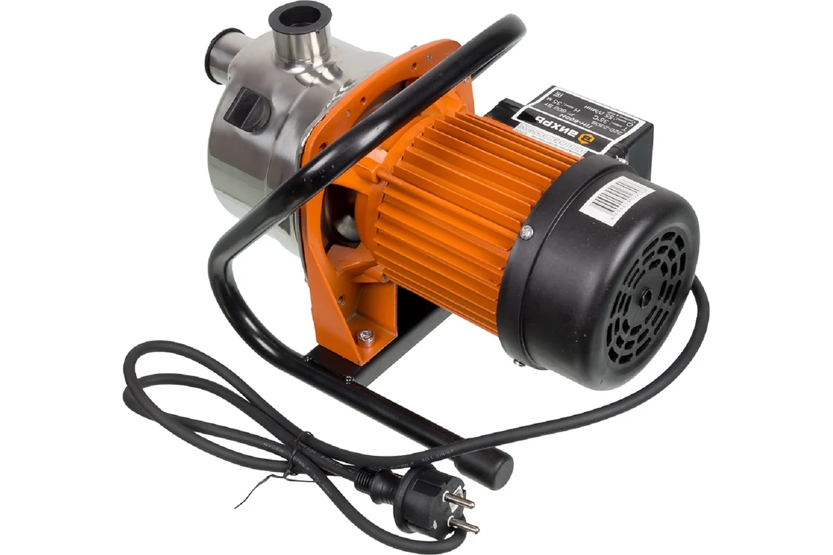 ВИХРЬ Насос поверхностный ПН-600Н, 600Вт, гл. всас. 9м, H 35м, 35 л/мин