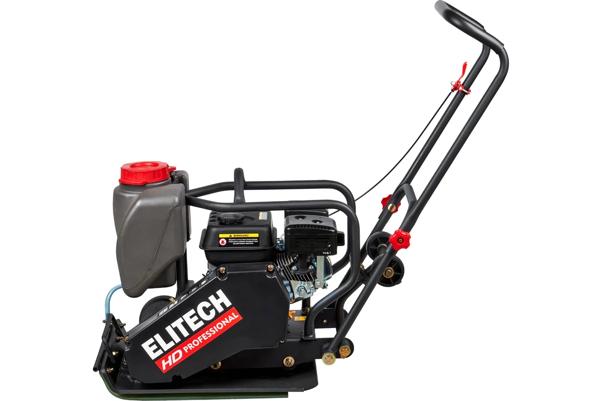 ELITECH HD VPT 90T Плита вибротрамбовочная,90кг,6.5л\с,600х420мм,13.2кН,30см,15м\мин,346м2\ч