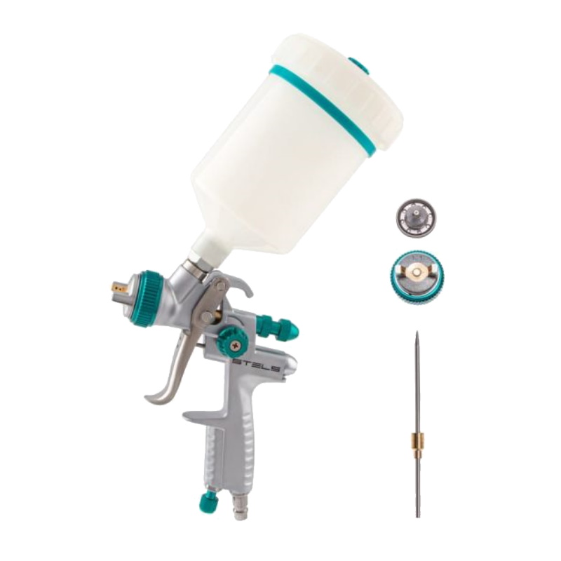 Краскораспылитель AG 901 LVMP профессиональный, гравитационного  типа, сопла 1,3 и 1,1 мм// Stels